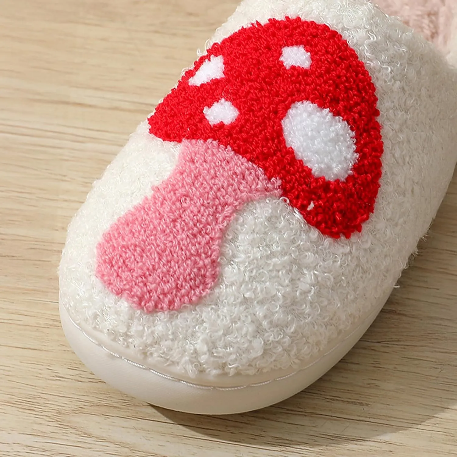Plush Slippers for Women and Men - Cozy Indoor Slip-On House Shoes - Soft Winter Cotton Slippers with Cute Designs