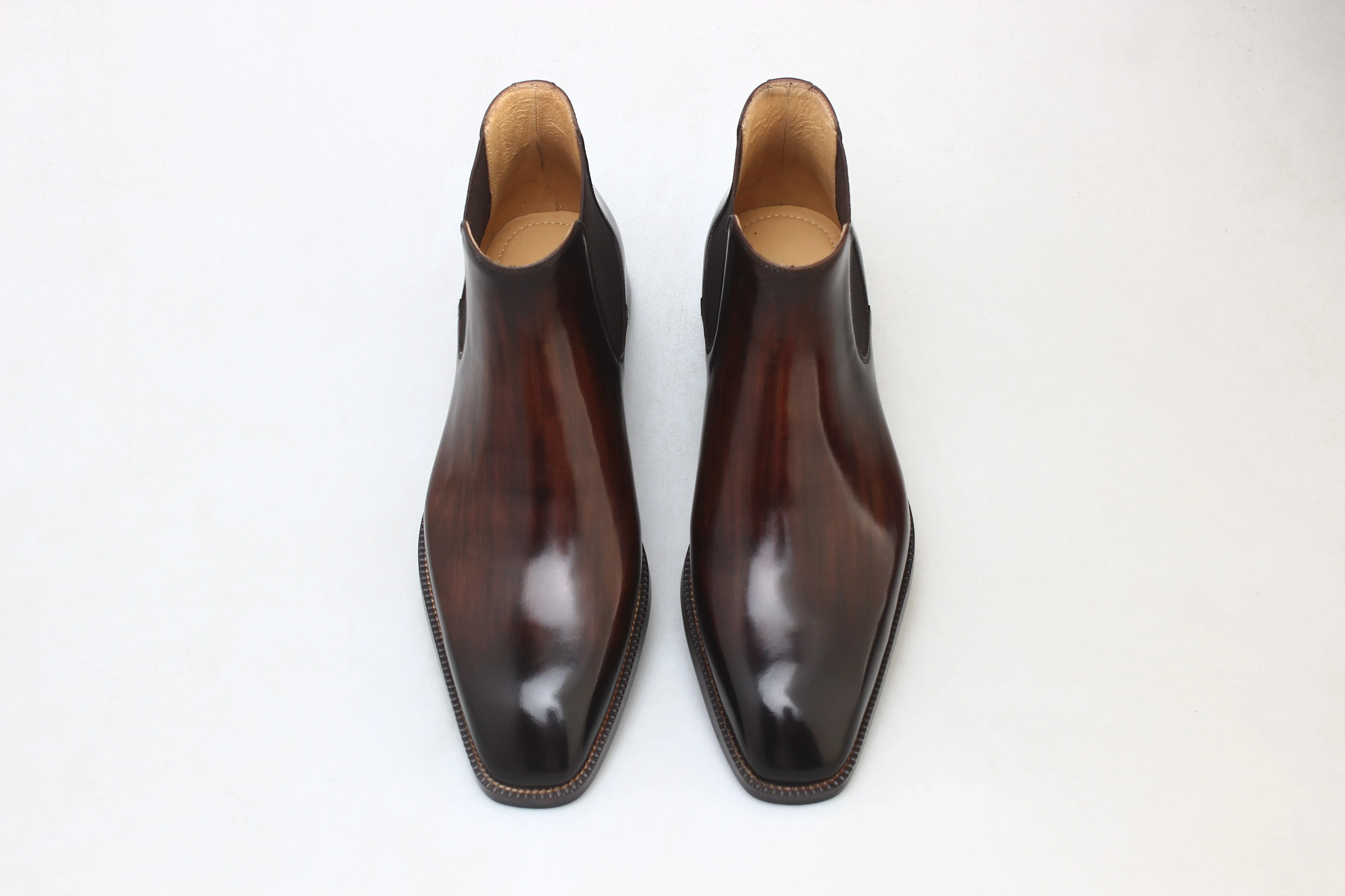 Polished Classic Chelsea Boots