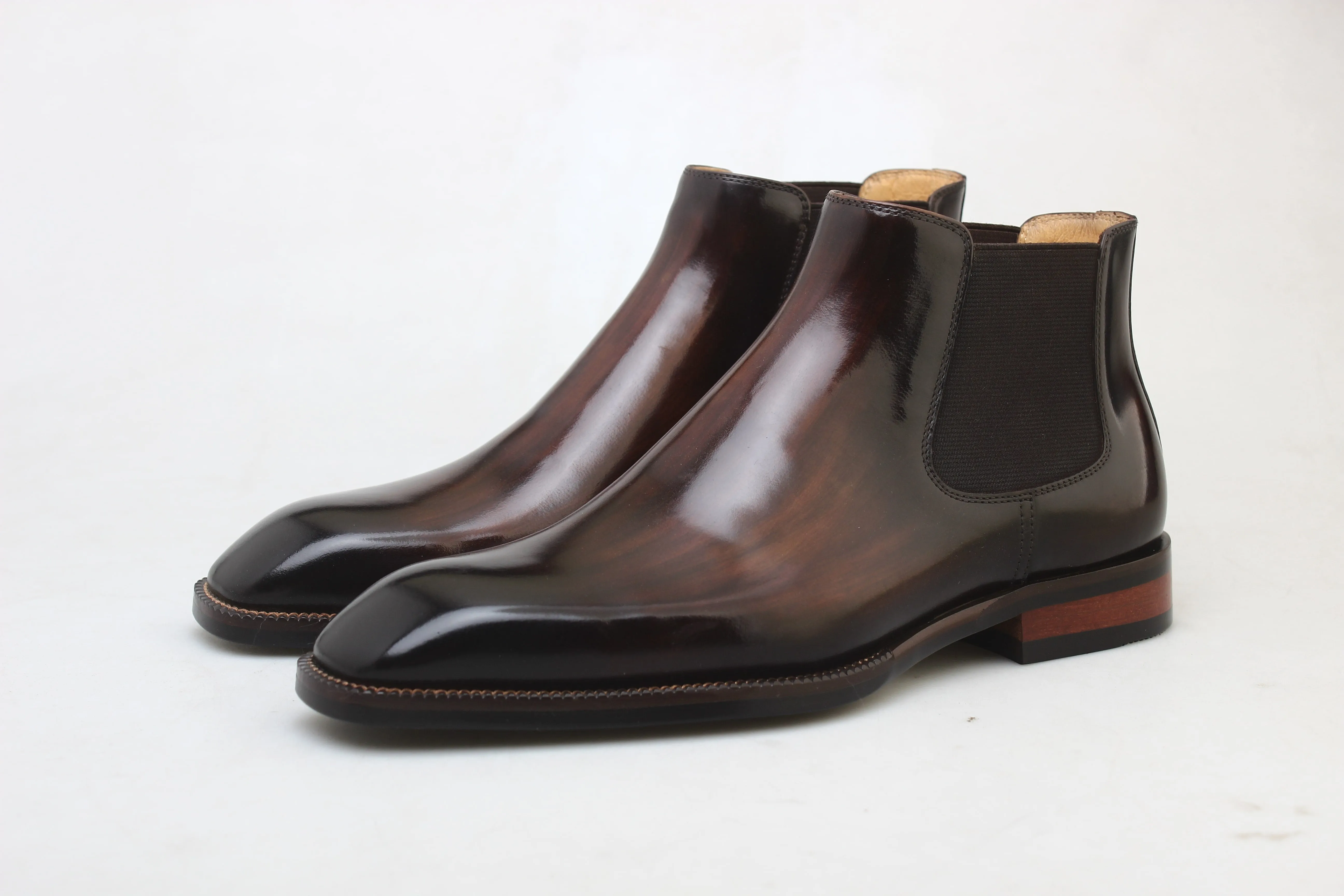 Polished Classic Chelsea Boots