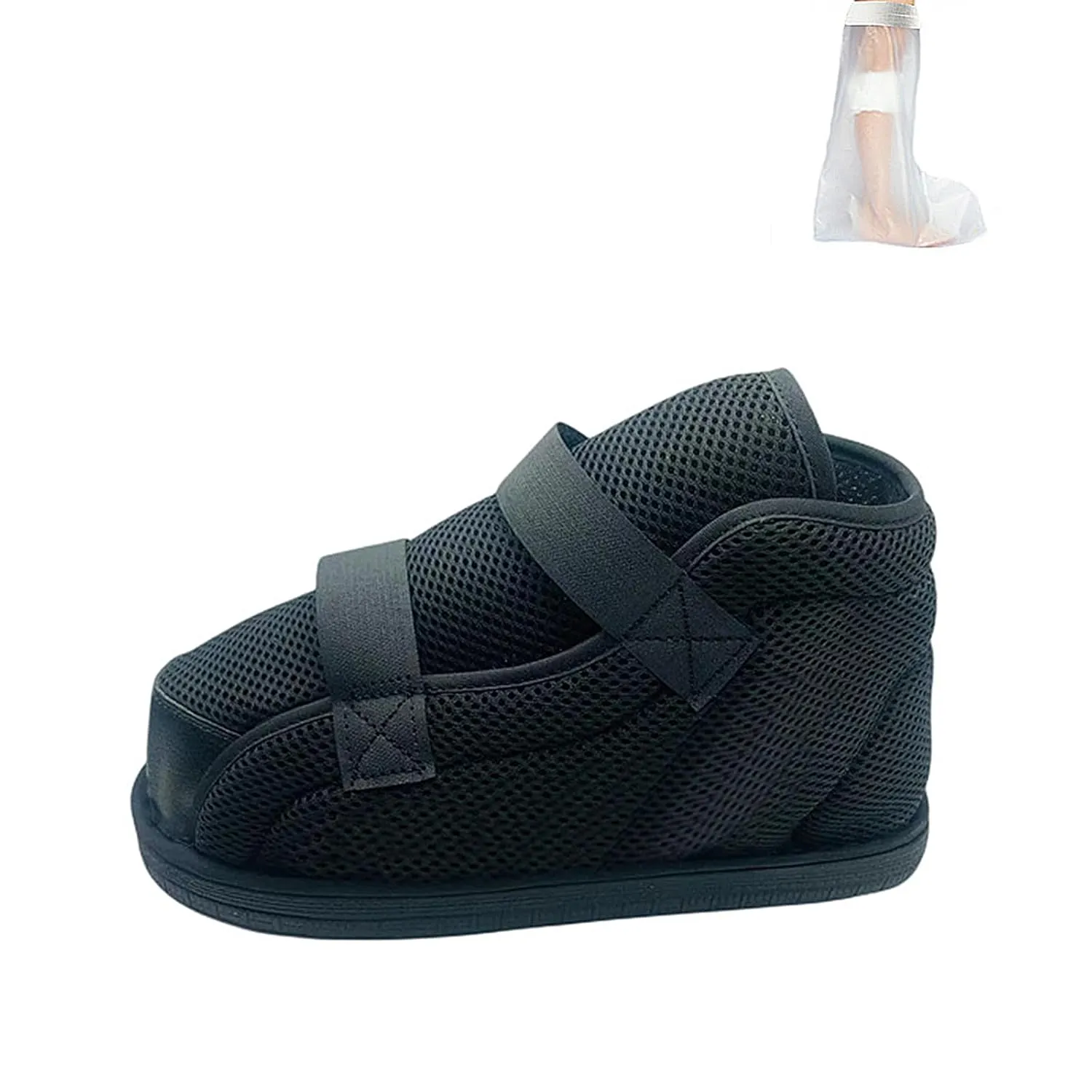 Post Op Shoe for Broken Foot,Fracture Shoes,Direct Post Op Recovery Shoe for Stable Ankle Joints,Adjustable Plaster Shoes,Swollen Feet and Injured Shoes for Men or Women