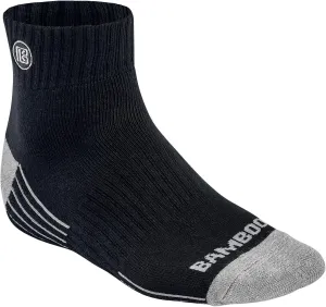 Premium Bamboo Crew Work Socks- Quarter High Moisture Wicking, Odor Eliminating