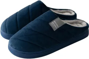 Premium Comfort Cotton Thermal Stripes Non Slip Women's Fuzzy House Slippers Indoor Soft Warm Home Furry Shoes