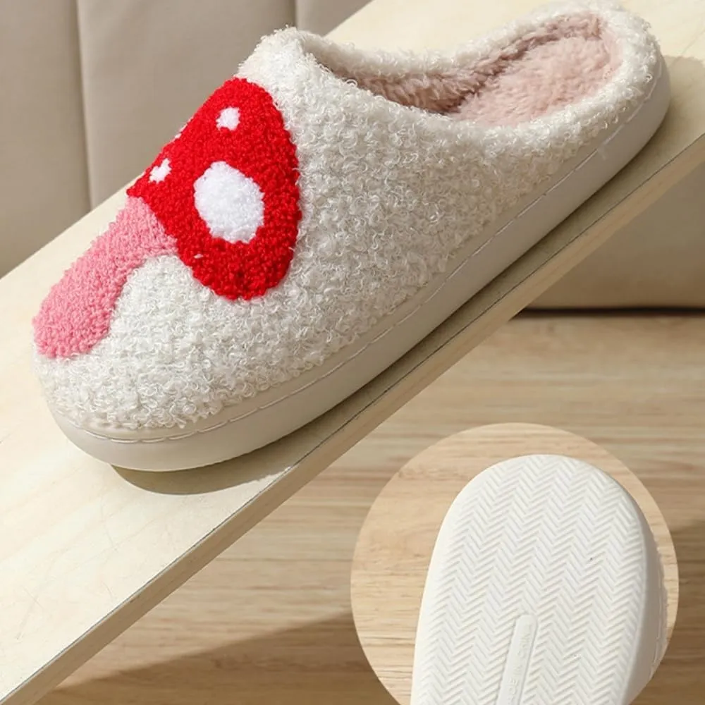 Premium Comfort Thermal Colorful Designs Non Slip Women's Fuzzy House Slippers Indoor Soft Warm Cute Kawaii Shoes