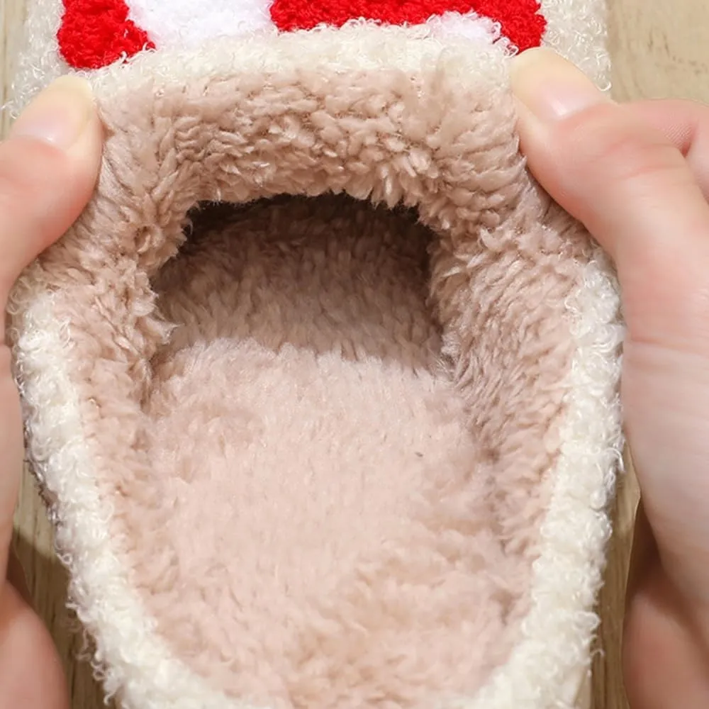 Premium Comfort Thermal Colorful Designs Non Slip Women's Fuzzy House Slippers Indoor Soft Warm Cute Kawaii Shoes
