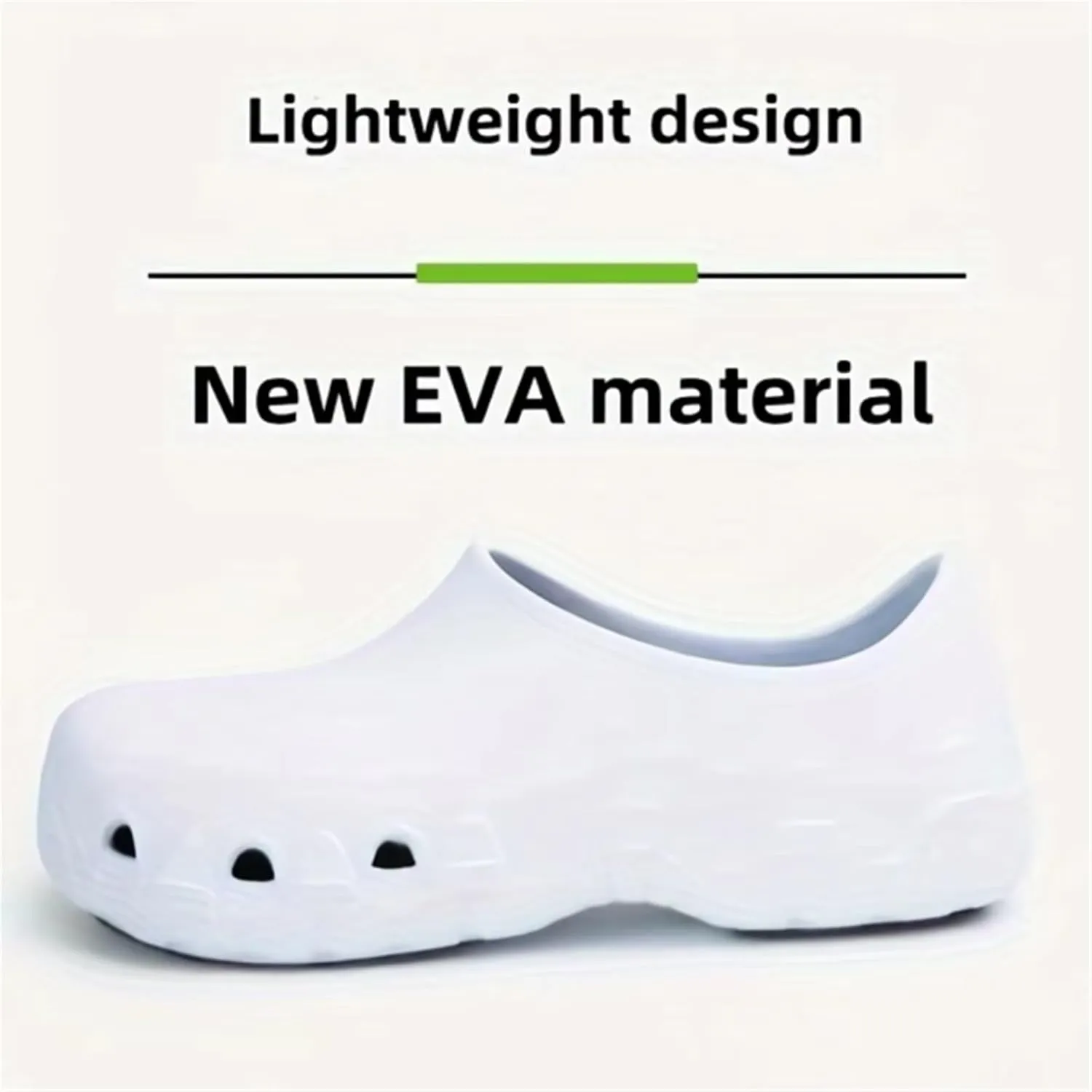 Professional Waterproof Slip Resistant Oil Resistant Breathable Chef Work Shoe for Mens, Lightweight Kitchen Chef Restaurant EVA Walking Sneakers, for Hospital, Garden, Bathroom, Garden