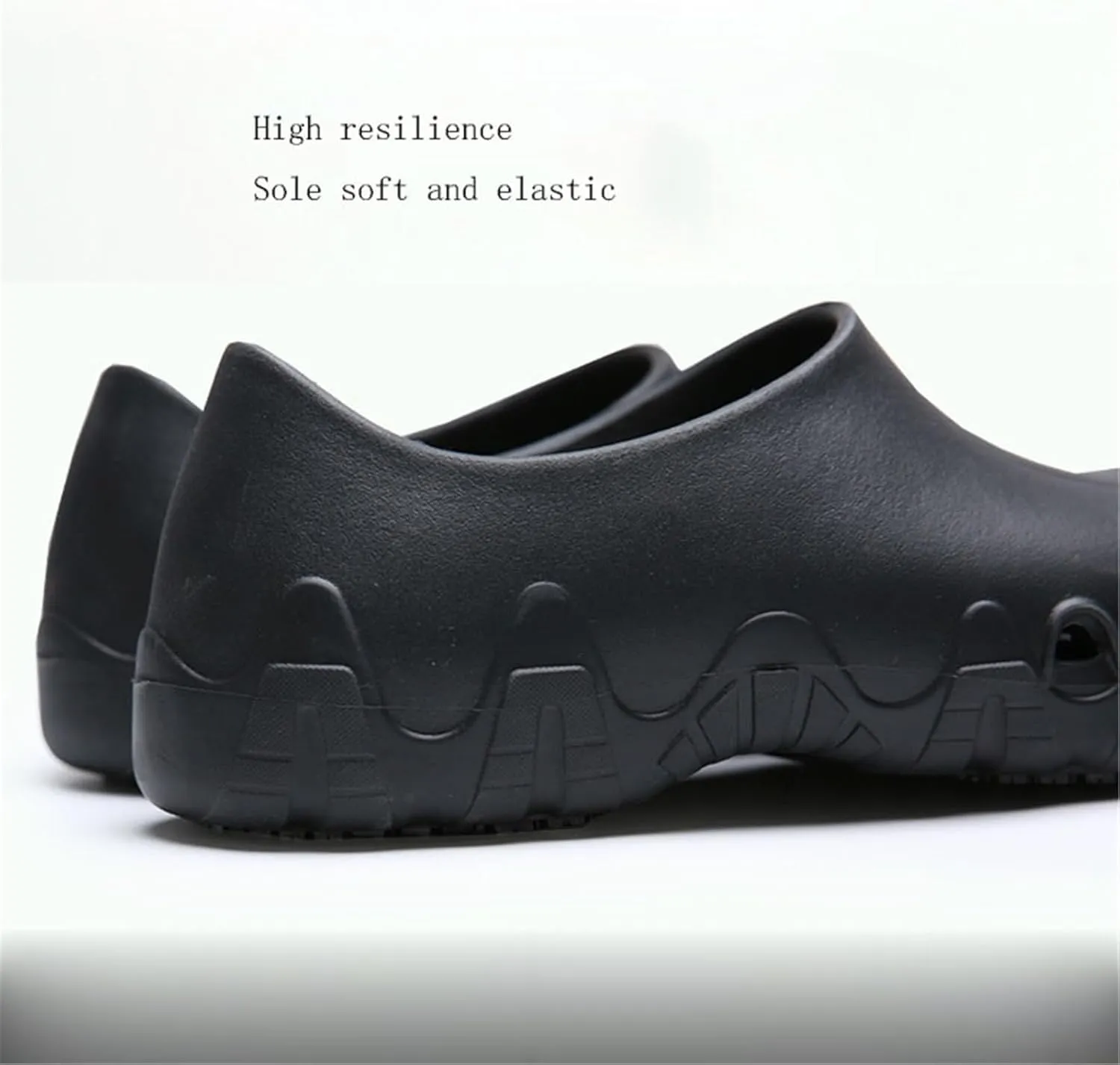 Professional Waterproof Slip Resistant Oil Resistant Breathable Chef Work Shoe for Mens, Lightweight Kitchen Chef Restaurant EVA Walking Sneakers, for Hospital, Garden, Bathroom, Garden
