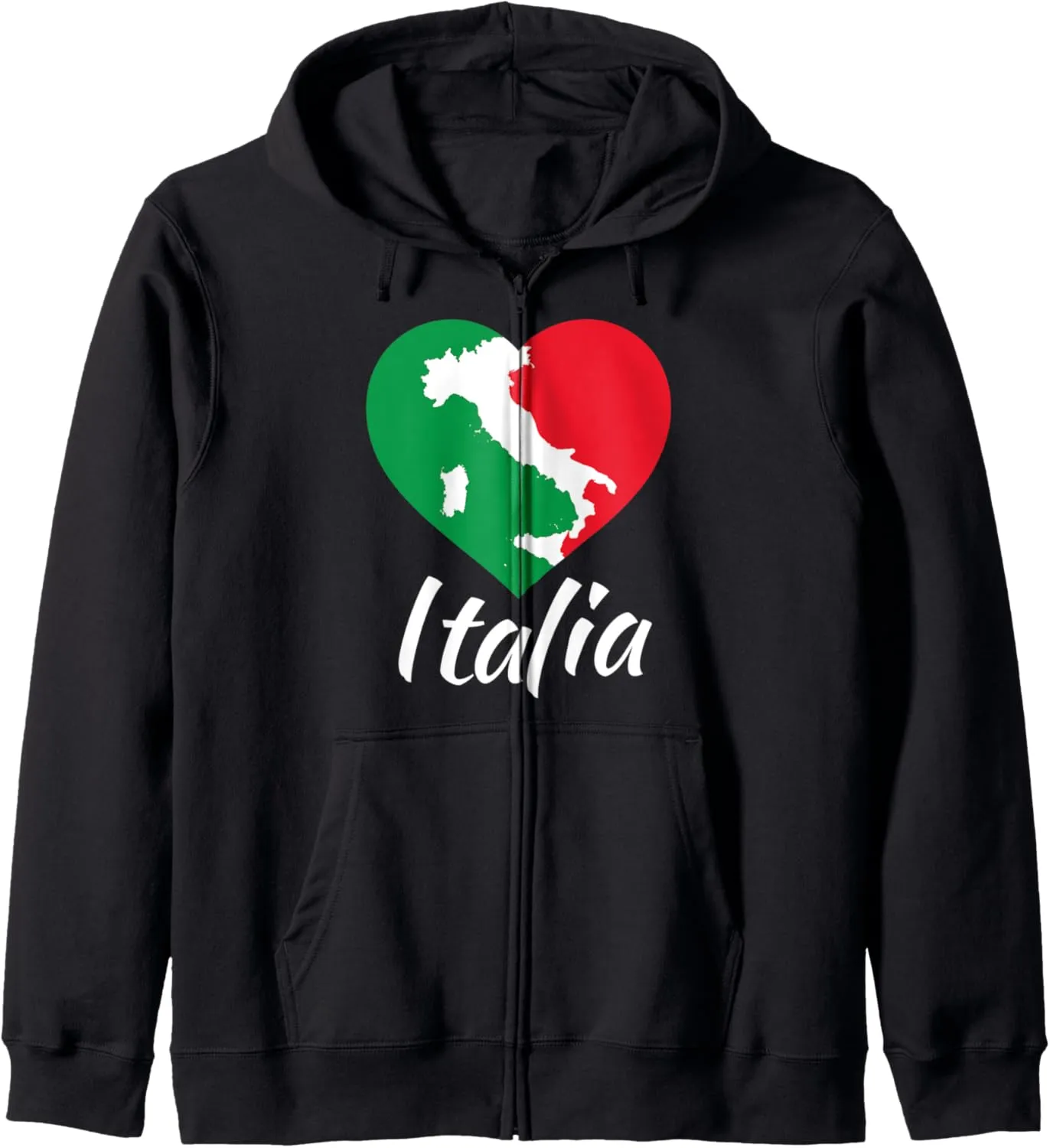 Proud Italian - Italia Forte - Italian Strength Zip Hoodie