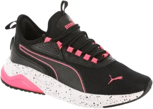 PUMA Amplifier Speckle Women's Sneaker, 8 B(M) US, Black-Yellow