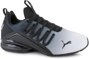 PUMA Axelion Fade 2 Running Shoe - Men's - White/Black, 11 M US