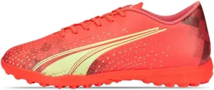 Puma Men's Ultra Play Turf Training Sneaker, Fiery Coral-Fizzy Light Black, 7