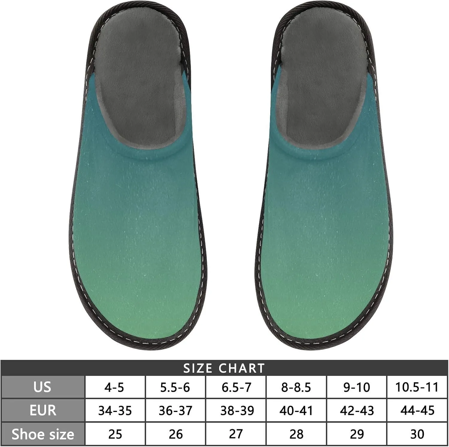 Purple Yellow Gradient House Slippers for Women Men Non-Slip Slip On Slippers