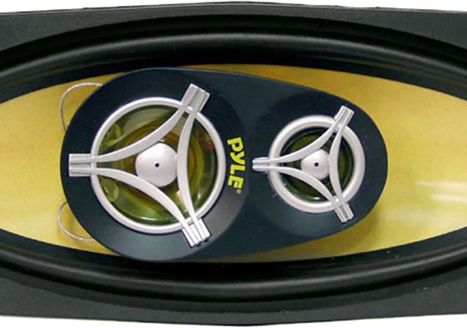 Pyle Car Three Way Speaker System - Pro 4x10 Inch 300 Watt 4 Ohm Mid Tweeter Component Audio Sound Speakers for Car Stereo w/ 45 Oz Magnet, 2.45” Mount Depth Fits Standard OEM - Pyle PLG41.3 (Pair)