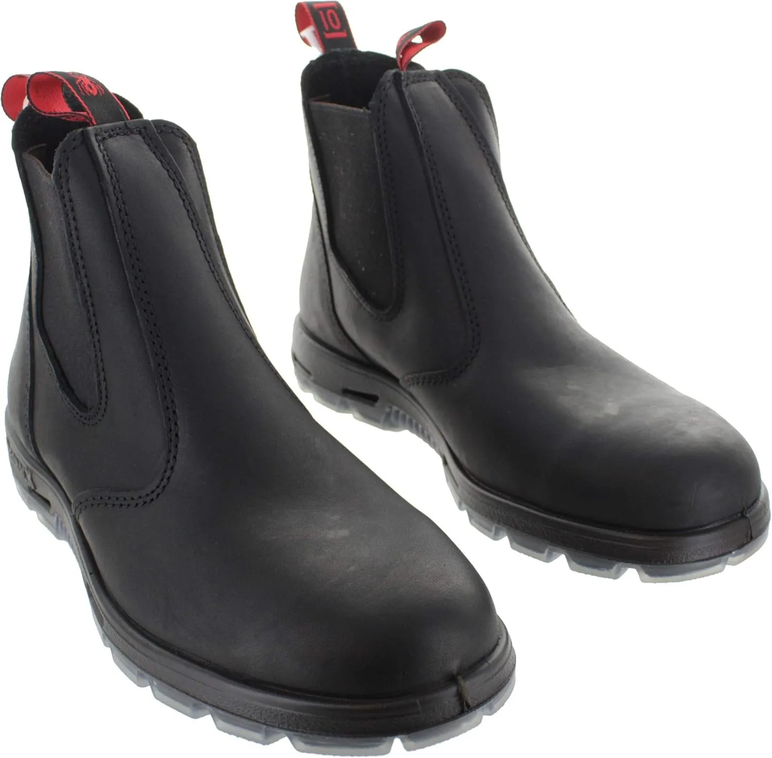 Redback UBBK Easy Escape Slip-On Soft Toe Black Redback Boot Size UK12 = US13