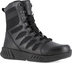 Reebok Men's Rb4379 Floatride Energy 8" Tactical Soft Toe Boot with Side Zipper Black Work & Safety