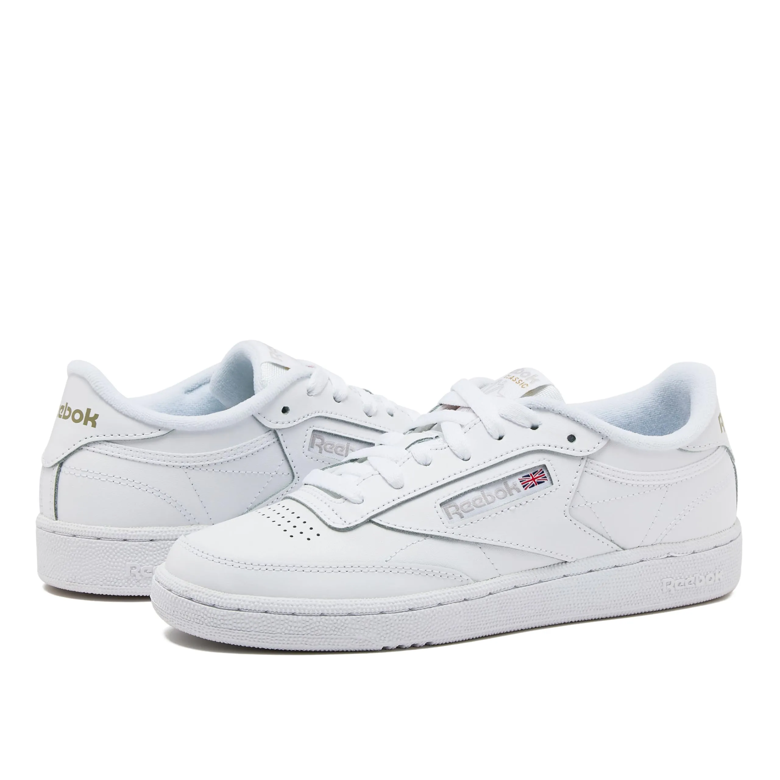 Reebok Women's Club C 85 Sneaker, White/Light Grey, 10