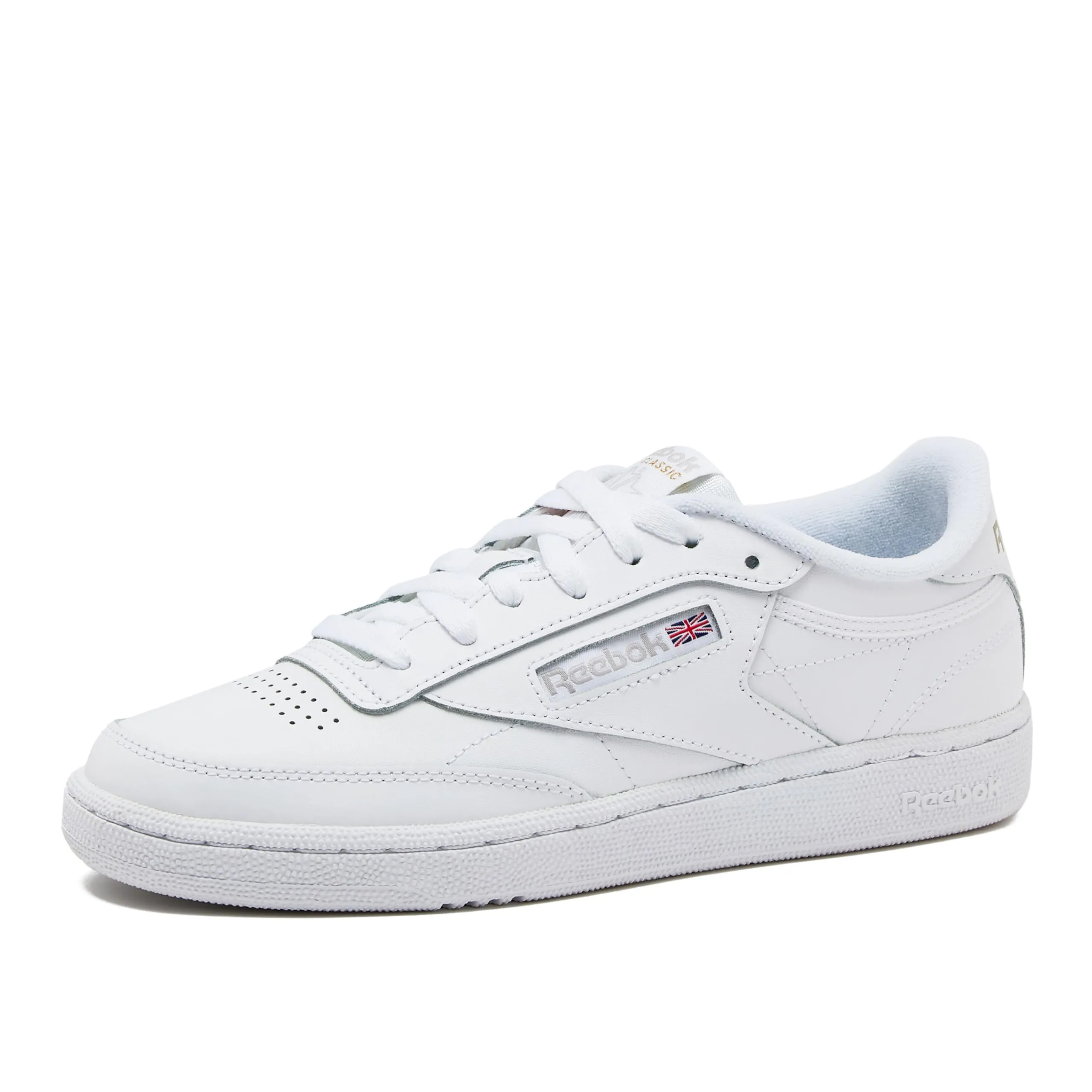 Reebok Women's Club C 85 Sneaker, White/Light Grey, 10