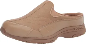 Remote-controlled X-Wide Clog Mule Slip Travel Spirit On Time Grey Round Extra-large discount Taupe Easy Closed-Toe