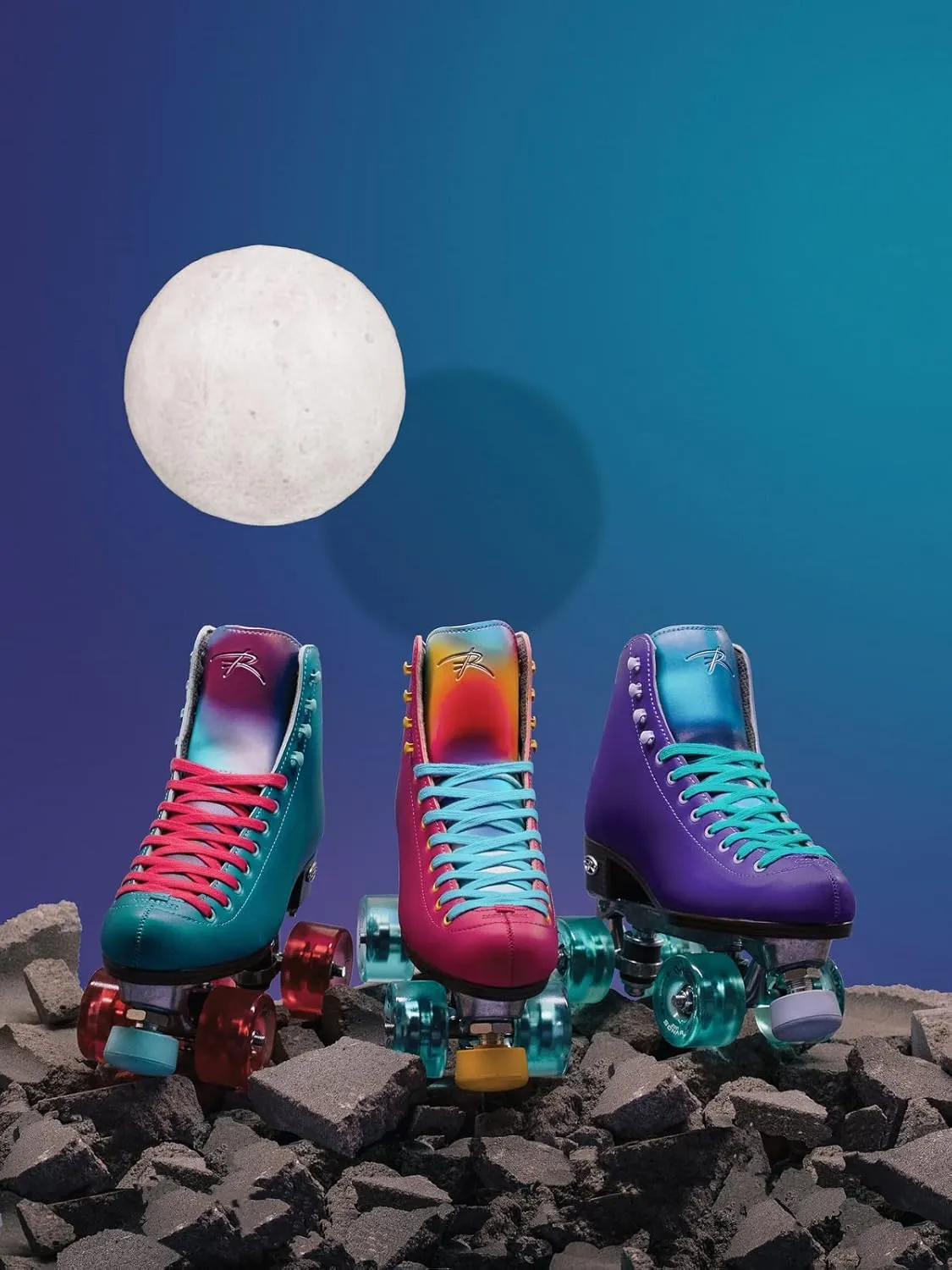 Riedell Orbit Roller Skate - Outdoor Womens Quad Roller Skate