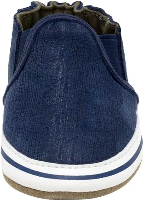 Robeez Baby Boys and Unisex Soft Soles Slip-Resistant Crib Shoes Slippers for Infant and Toddler, 0-24 Months