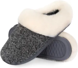 RockDove Women's Plush-Fleece Shearling Slip-On