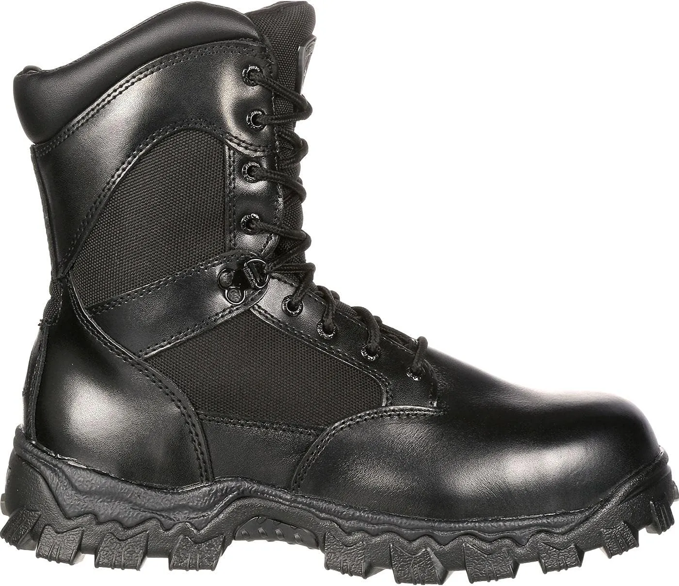 ROCKY Men's Alpha Force Zipper Waterproof Duty Boot