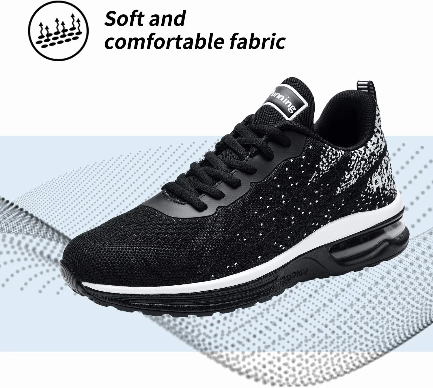 RomenSi Womens Tennis Athletic Running Shoes Fashion Sneakers Breathable Sports Gym Walking Shoes (US5.5-11)