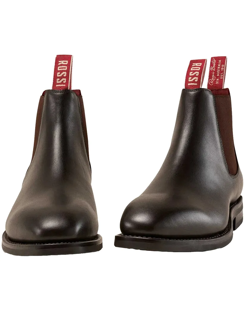 Rossi Boots 503 Kidman Elastic Sided Work Boot - Chestnut