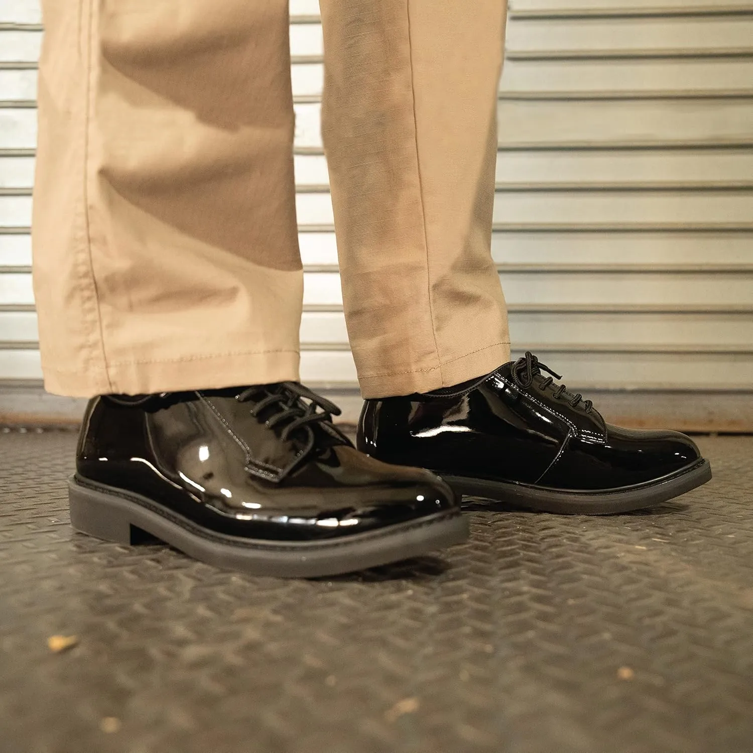 Rothco Uniform Hi-Gloss Oxford Dress Shoe Formal Dress Shoe