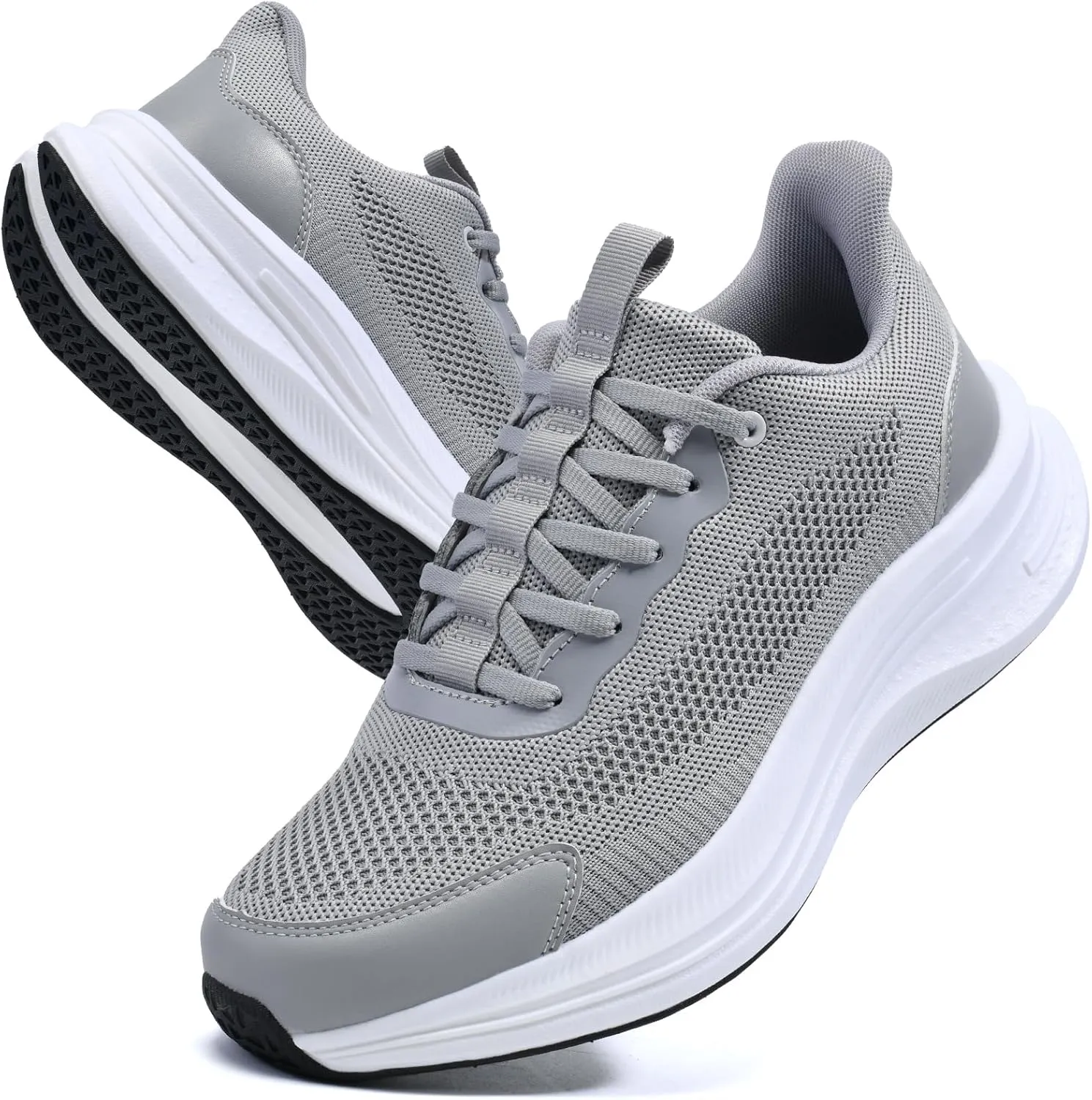 Running Shoes for Men Slip On Sneakers Walking Shoes Tennis Workout Breathable Non Slip Arch Support Sneakers