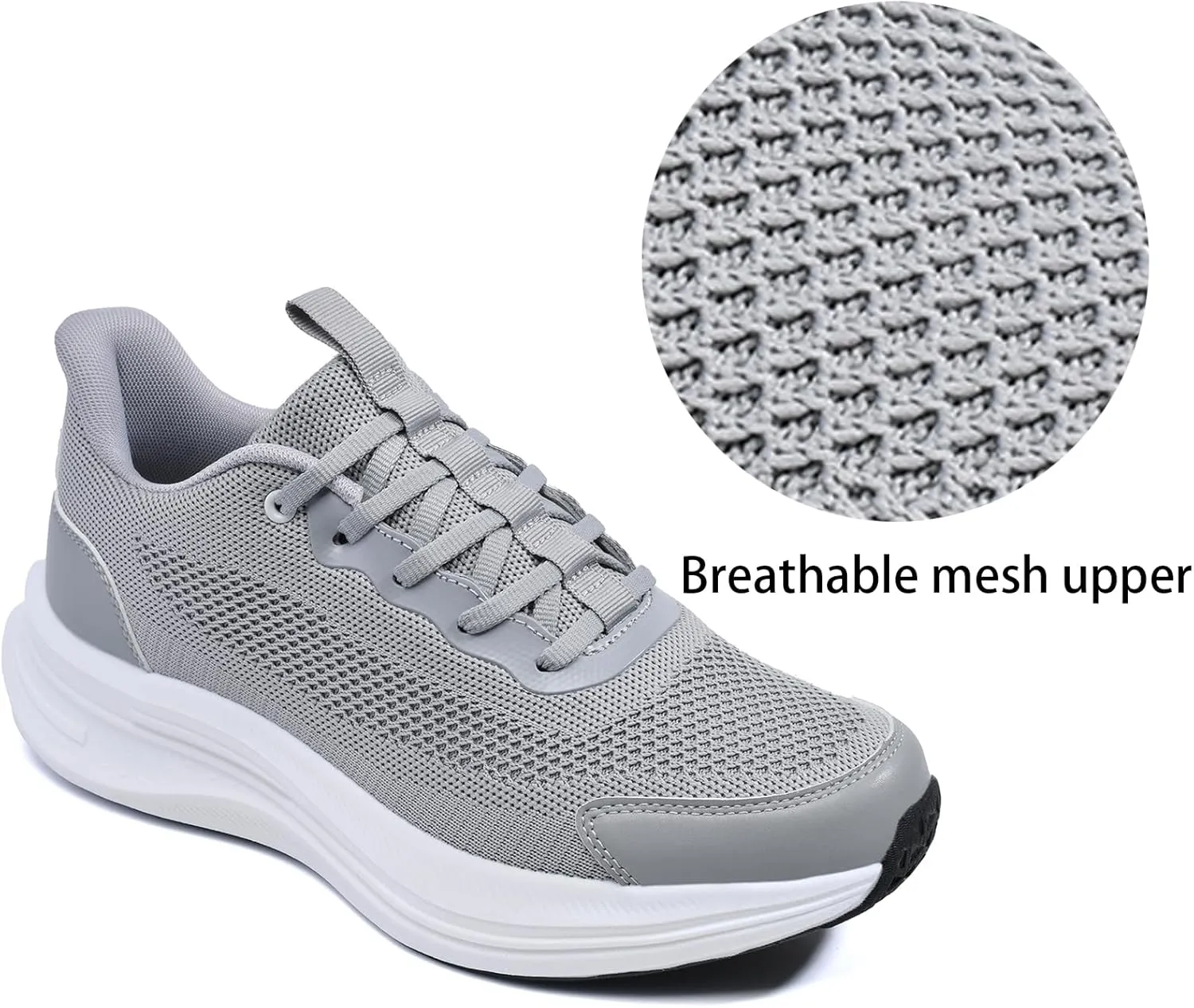 Running Shoes for Men Slip On Sneakers Walking Shoes Tennis Workout Breathable Non Slip Arch Support Sneakers