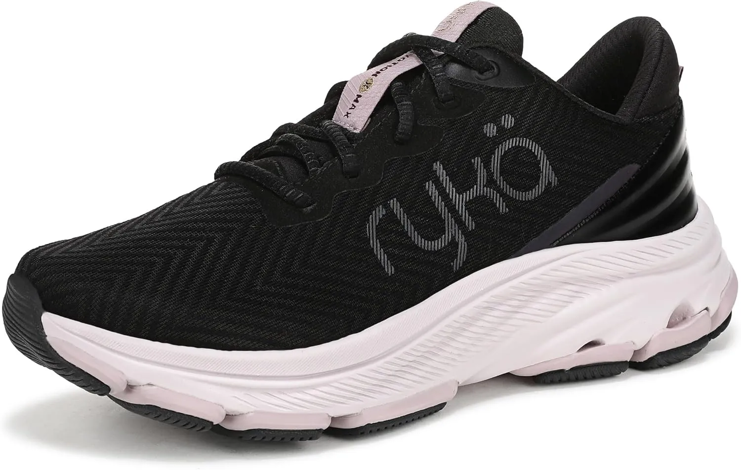 Ryka Womens Devotion X Max RS Walking Shoes Black Mesh Fabric 8.5 W