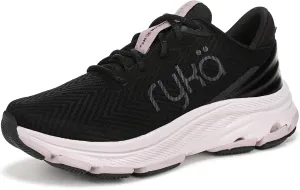 Ryka Womens Devotion X Max RS Walking Shoes Black Mesh Fabric 8.5 W
