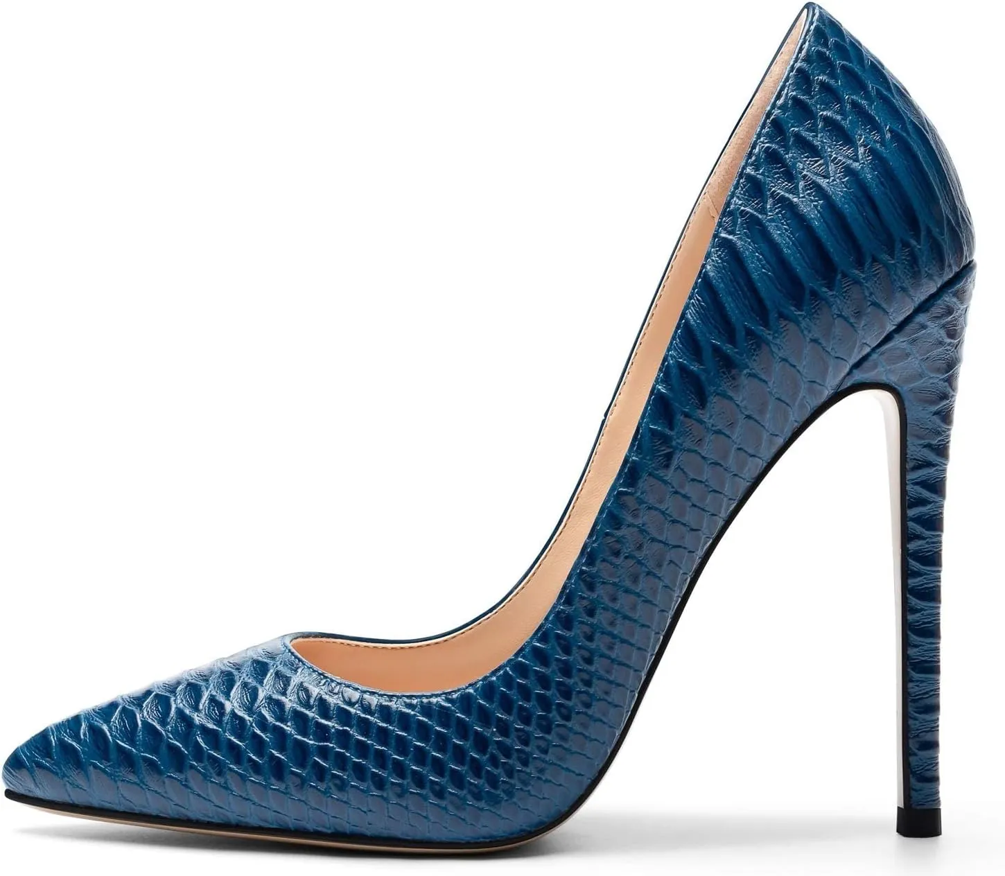 SAMMITOP Women's High Heels Pumps Pointed Toe Stiletto Shoes Slip-on Dress Pump