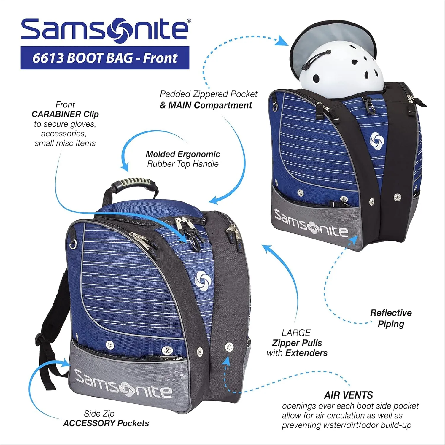 Samsonite Deluxe Adult Ski Boot Bag