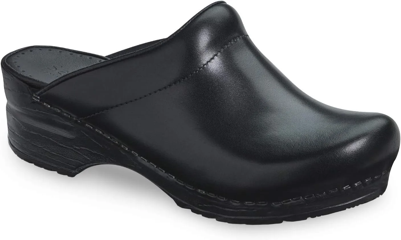 Sanita Sonja Cabrio Leather Professional Women's Clog - APMA-Approved, Open-Back Slip On Shoes