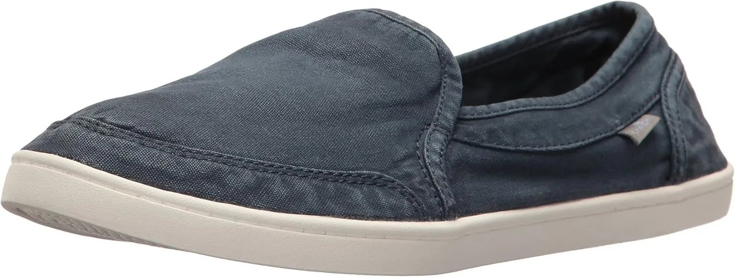 Sanuk Womens Pair O Dice Loafers | Womens Shoes | Slip On Shoes for Women | Women's Slip-on Loafers | Comfort Footbed, Navy, 10