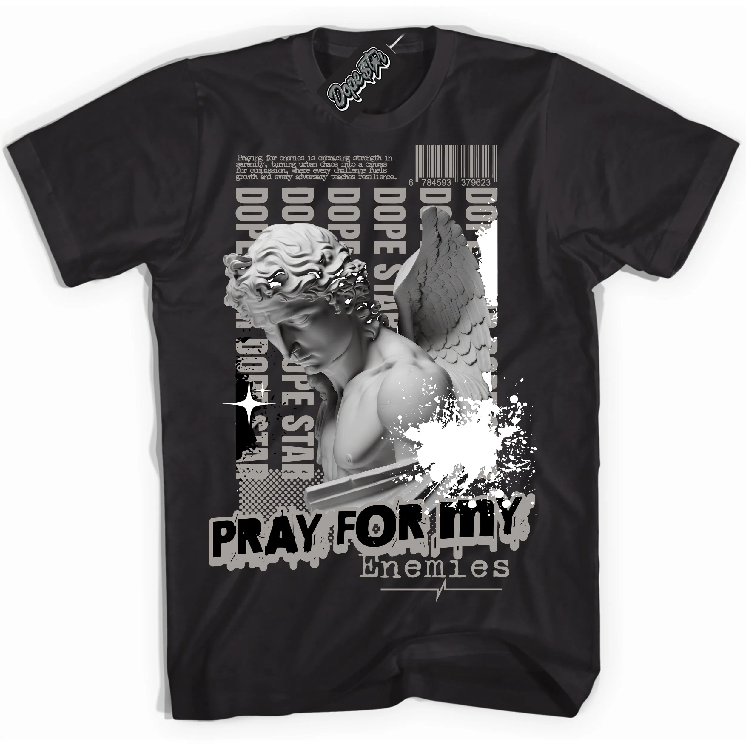 Satin Shadow 1s Sneaker Shirt Pray Enemies Graphic