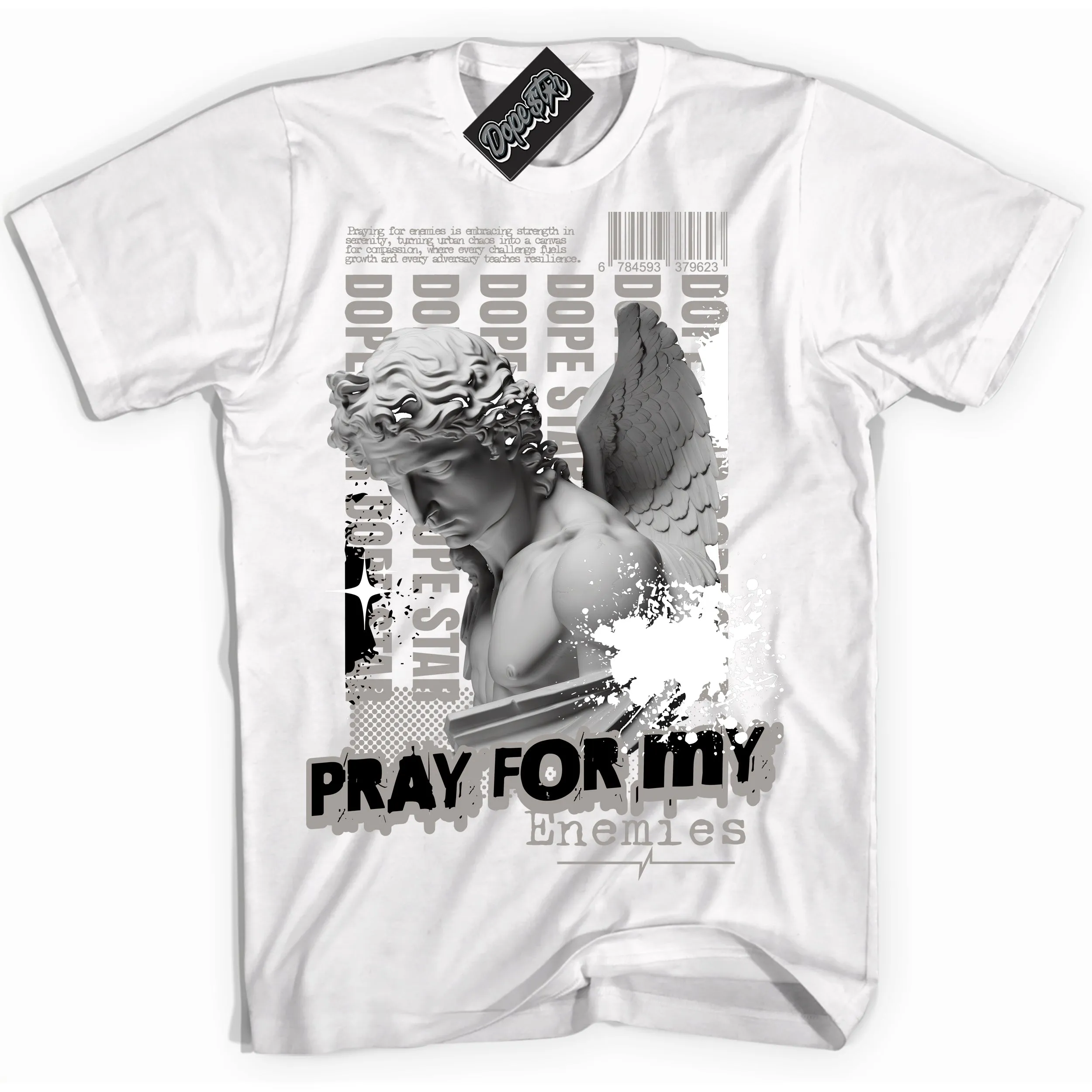 Satin Shadow 1s Sneaker Shirt Pray Enemies Graphic