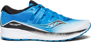 Saucony Ride ISO White/Black/Blue 10.5 EE - Wide