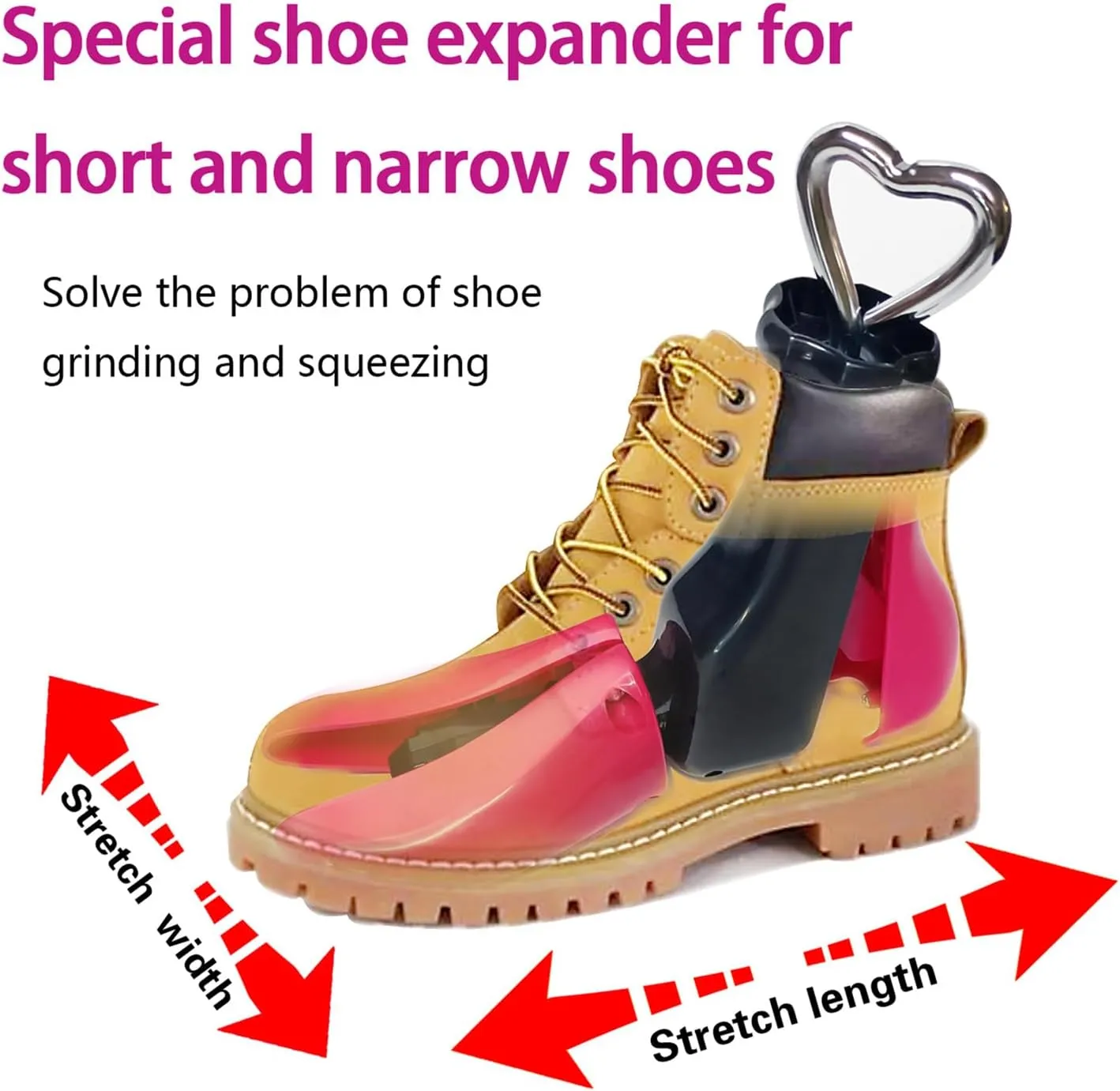Shoe Stretcher Men Women, Boot Stretcher Cowboy Boot, PRO Shoe Boot Stretcher Wide Feet