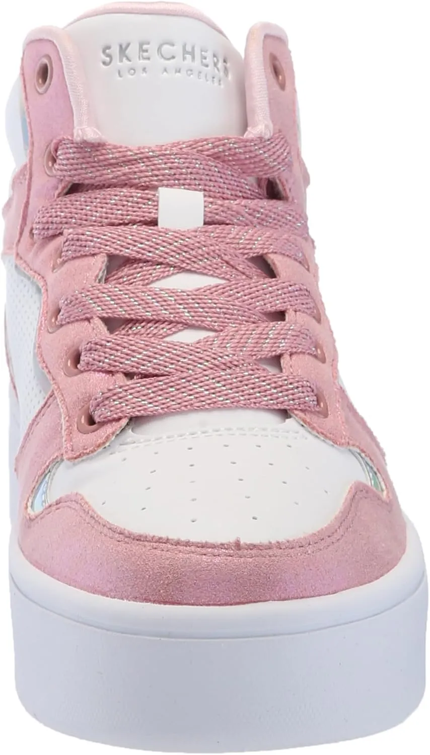 Skechers Girl's Court High-Shine Kicks Sneaker