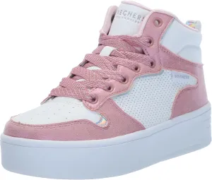 Skechers Girl's Court High-Shine Kicks Sneaker