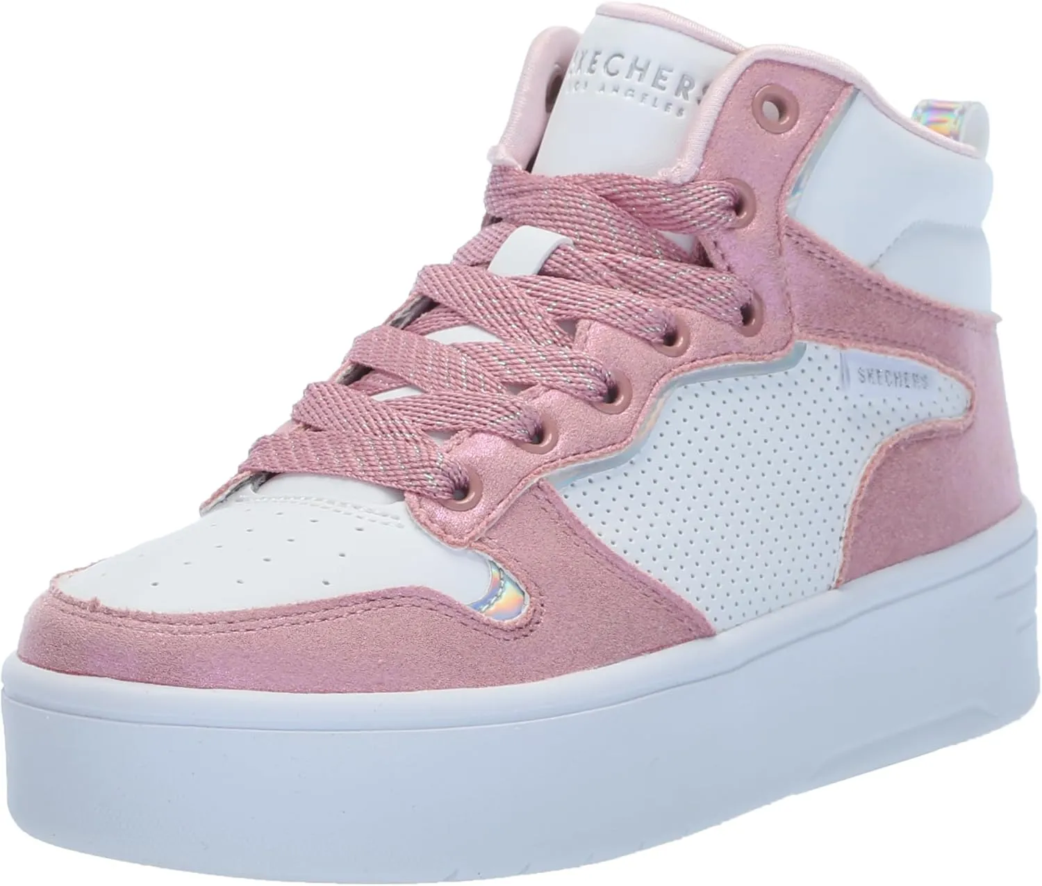 Skechers Girl's Court High-Shine Kicks Sneaker