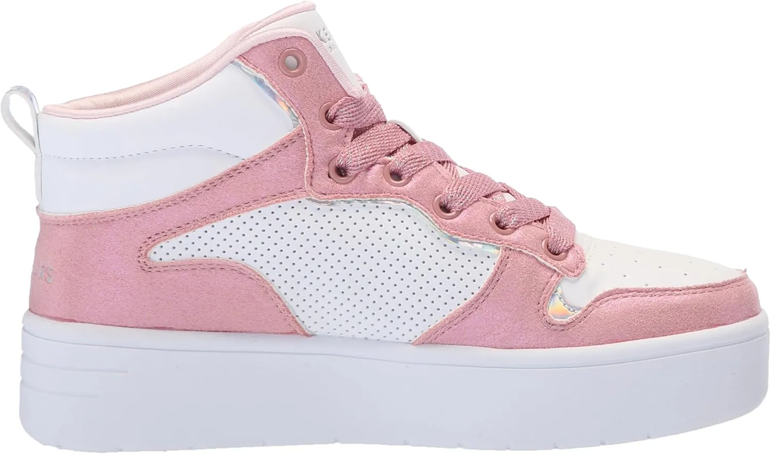 Skechers Girl's Court High-Shine Kicks Sneaker