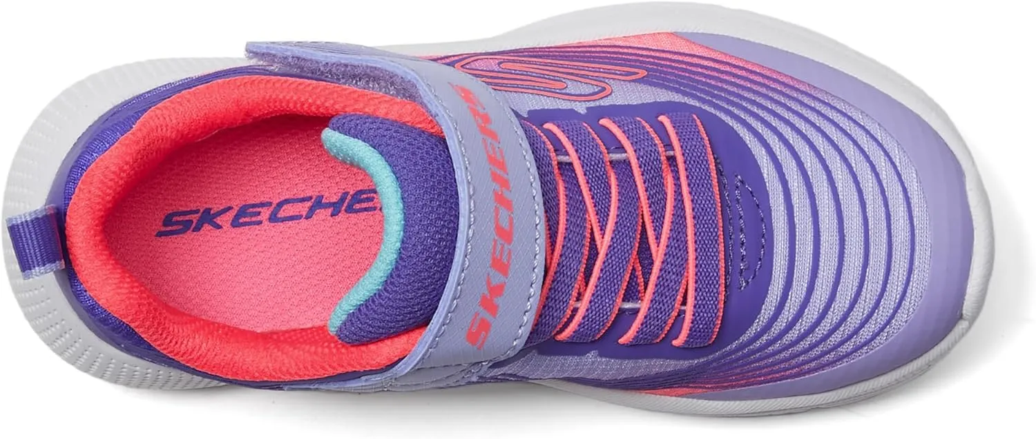 Skechers Girls' Microspec Advance Sneaker