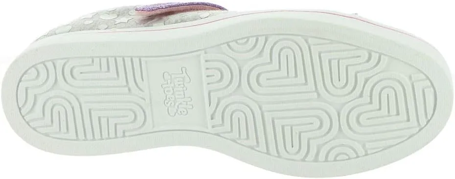 Skechers Girl's Sparkle Rayz-Heather & Shine_314846l Sneaker