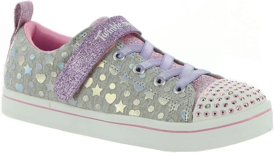 Skechers Girl's Sparkle Rayz-Heather & Shine_314846l Sneaker
