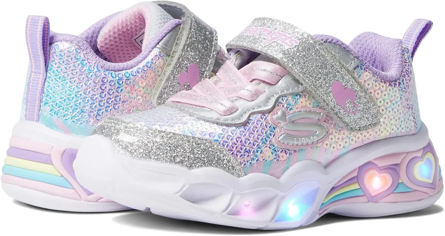 Skechers Girl's Sweetheart Lights-Lets Shine Sneaker