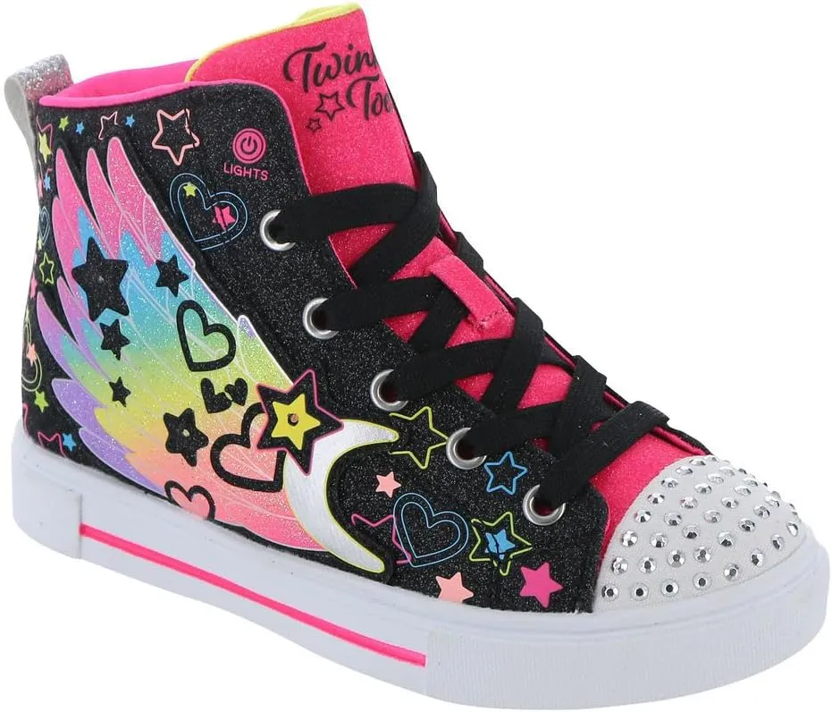 Skechers Girl's Twinkle Sparks-Galaxy Glitz Sneaker