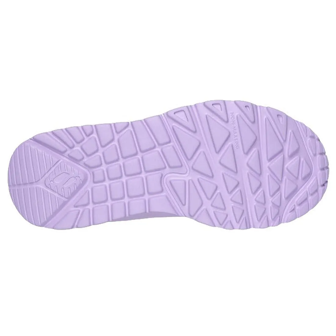 Skechers Kids Uno Lite Lavender Hook & Loop Trainer